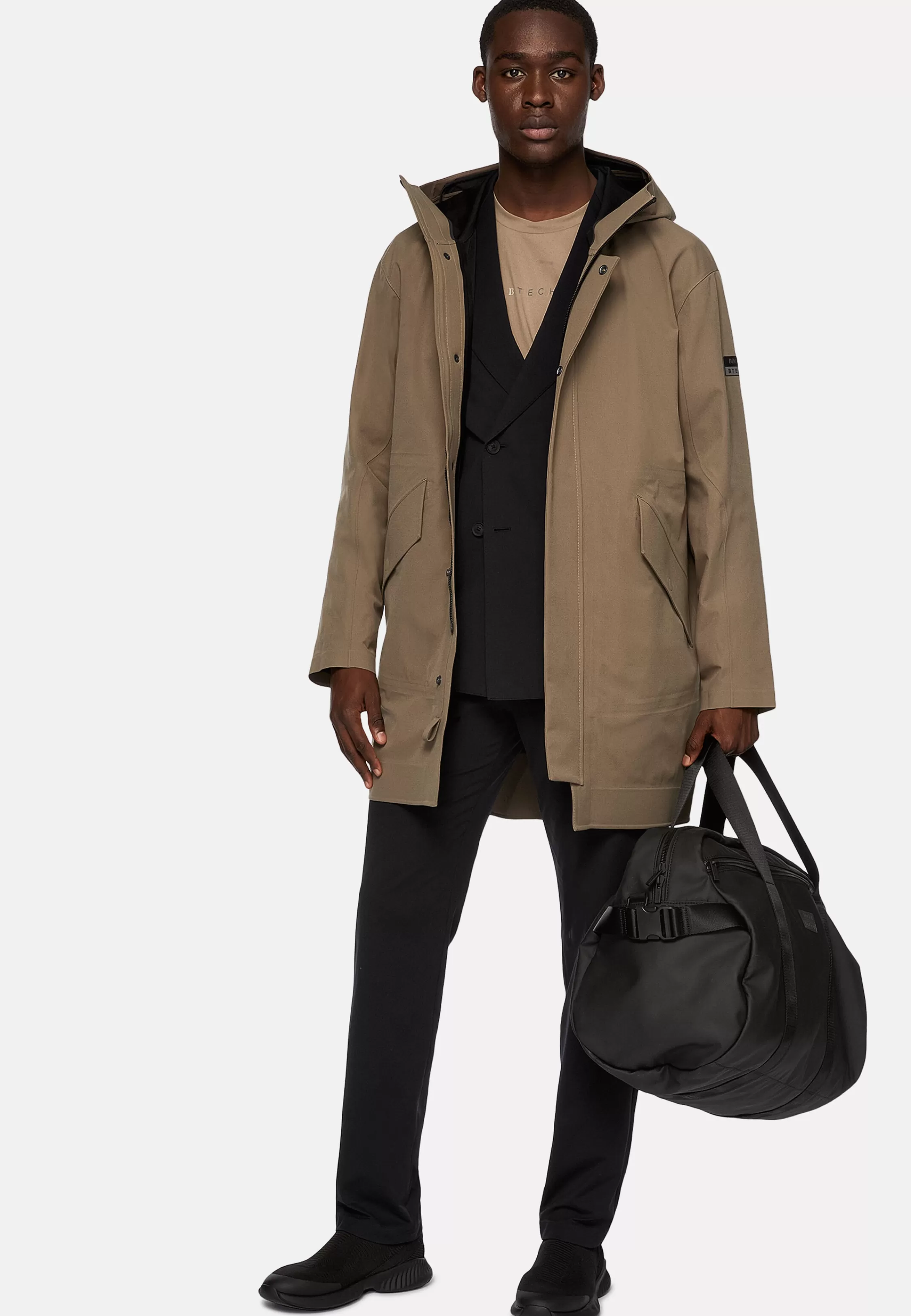 Boggi Milano Recycled Technical Fabric B Tech Parka