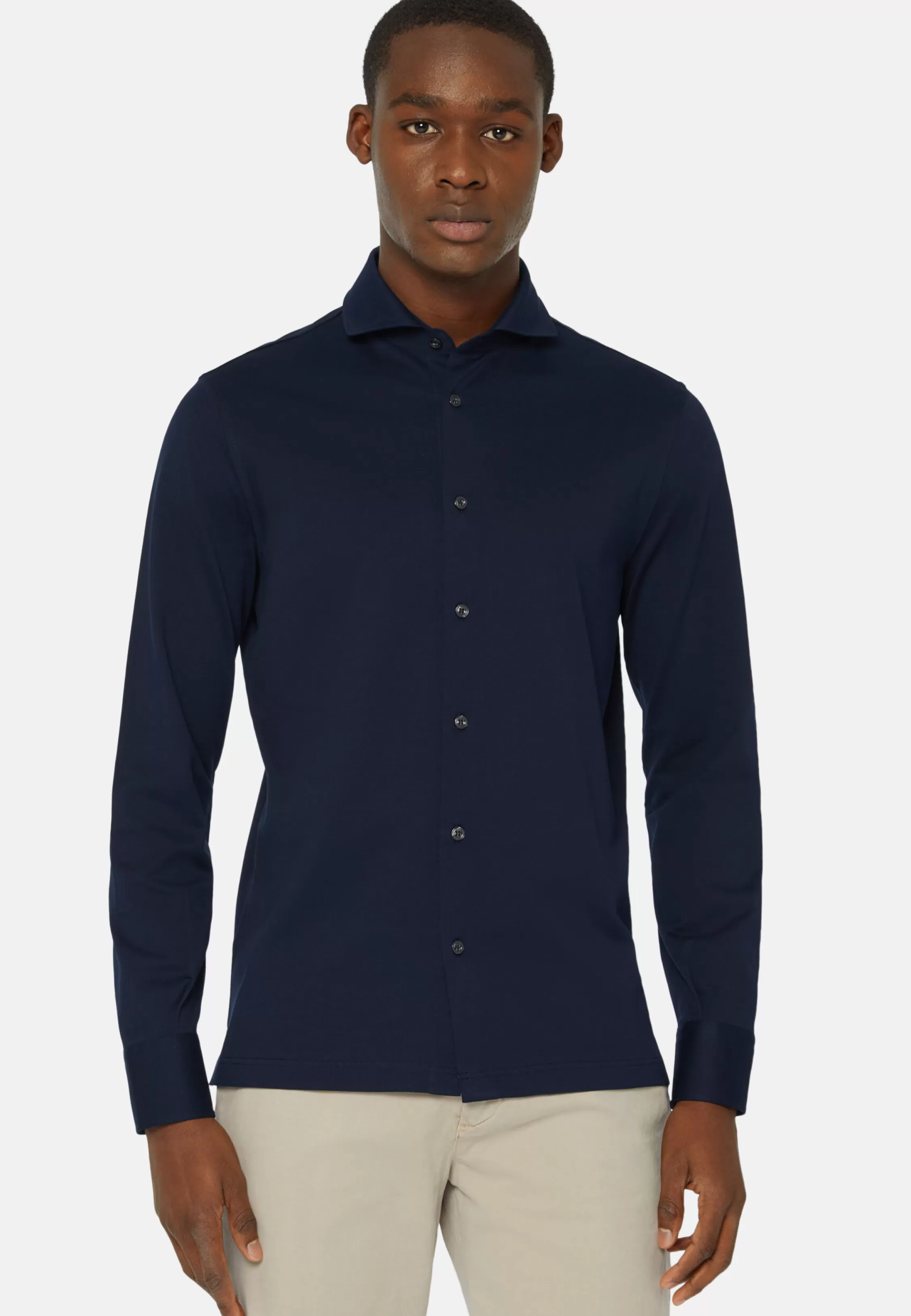 Boggi Milano Slim Fit Polo Shirt In Filo Di Scozia Pique
