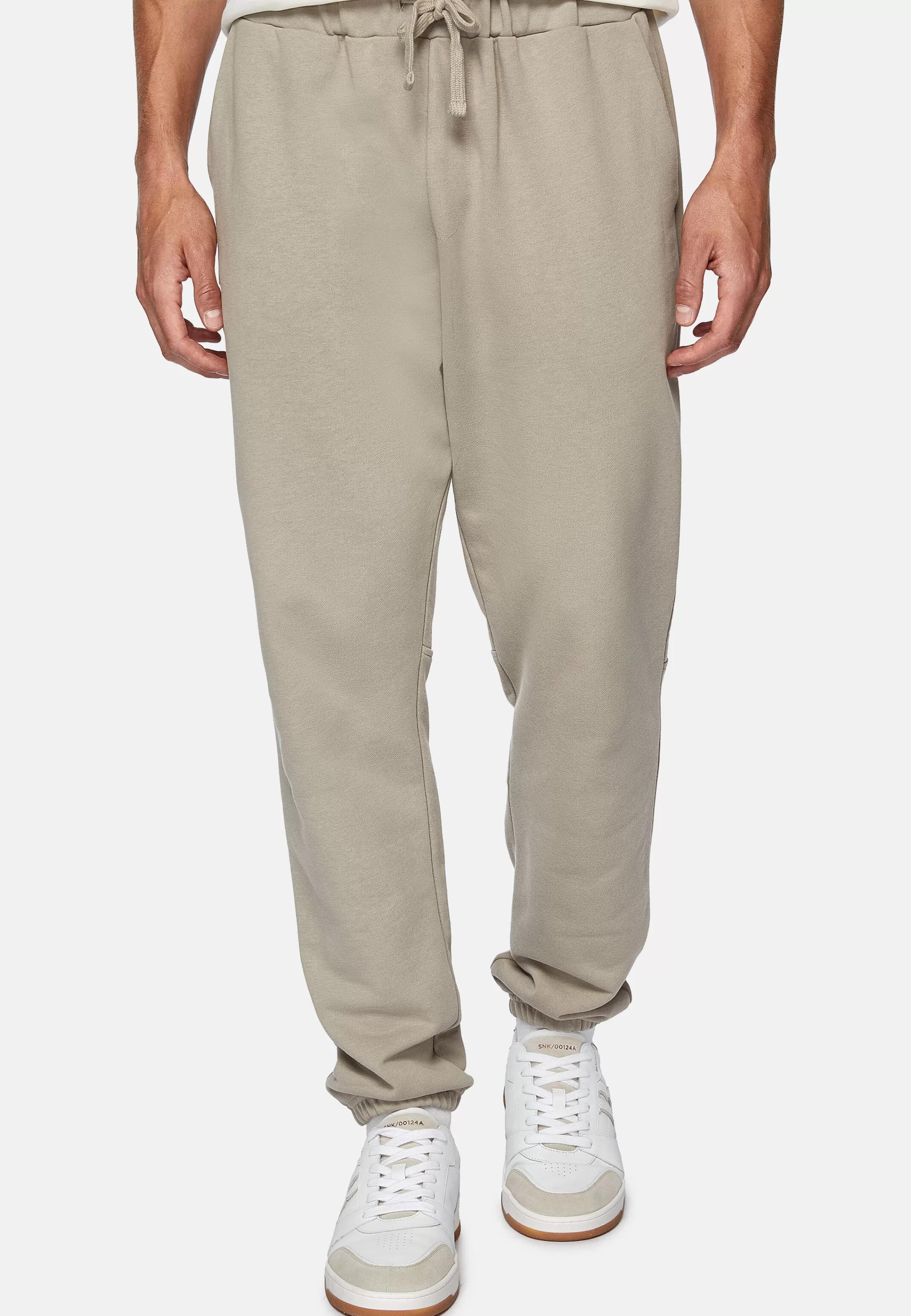 Boggi Milano Trousers In Organic Cotton Blend