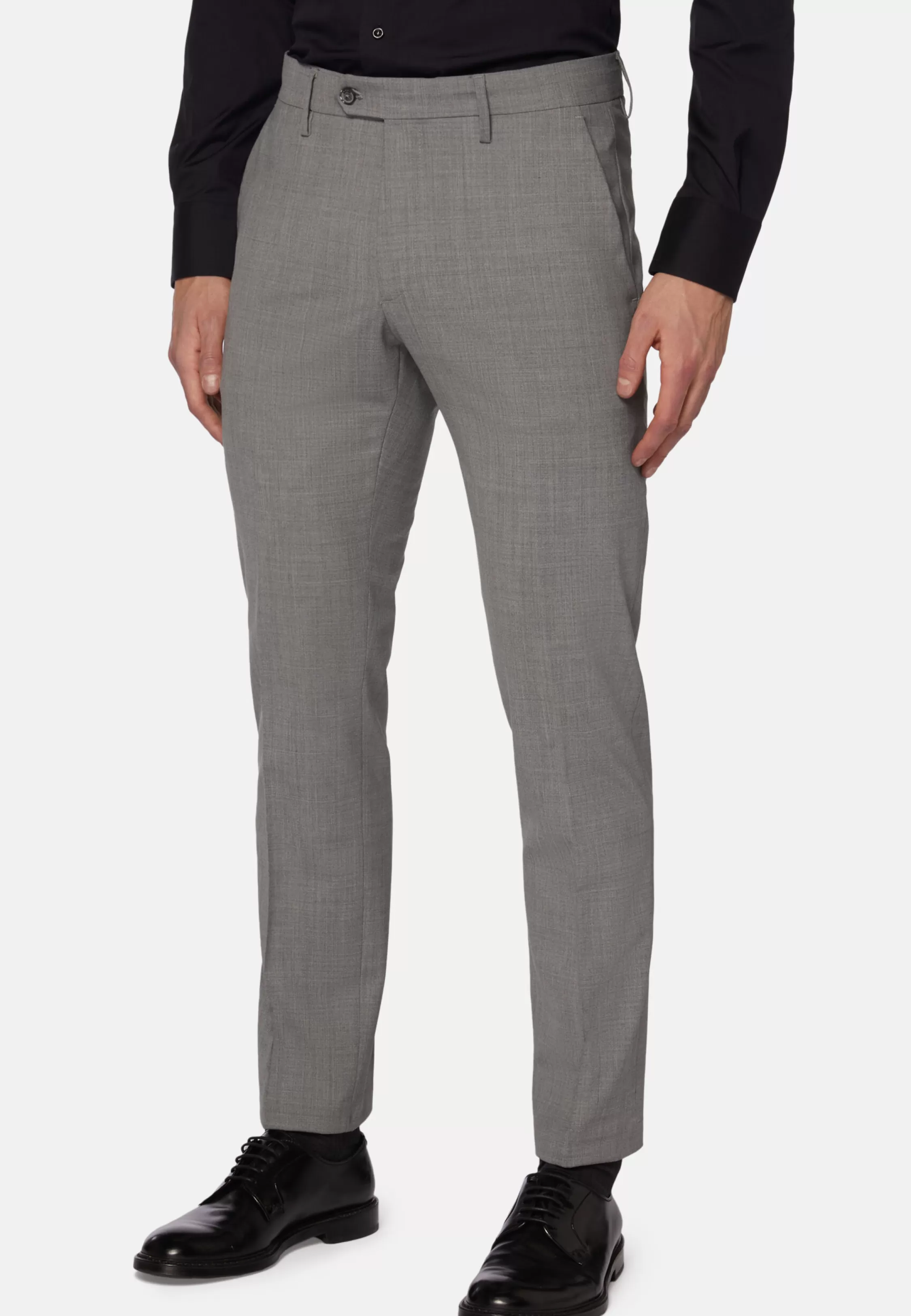 Boggi Milano Washable Wool Stretch Pants